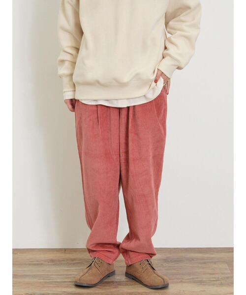 「Samansa Mos2」 コーデュロイパンツ L ベージュ レディース_画像2