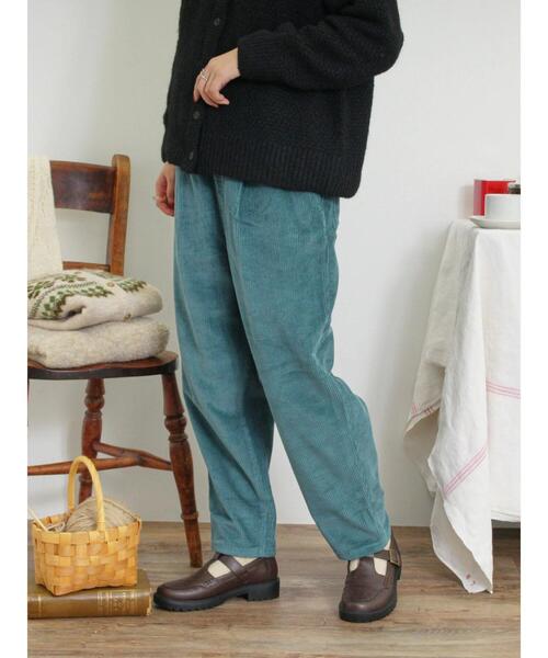 「Samansa Mos2」 コーデュロイパンツ L ベージュ レディース_画像4