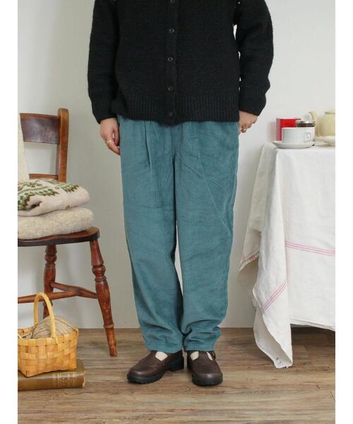 「Samansa Mos2」 コーデュロイパンツ L ベージュ レディース_画像7