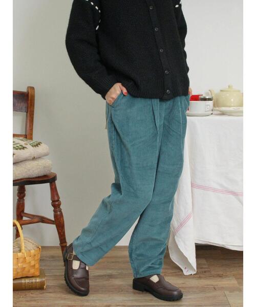 「Samansa Mos2」 コーデュロイパンツ L ベージュ レディース_画像8