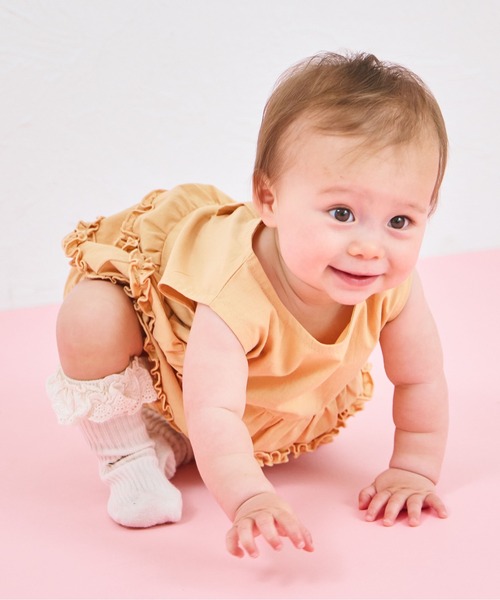 pairmanon（ペアマノン） ベビー服 ロンパース 「ベビー」メローフリル