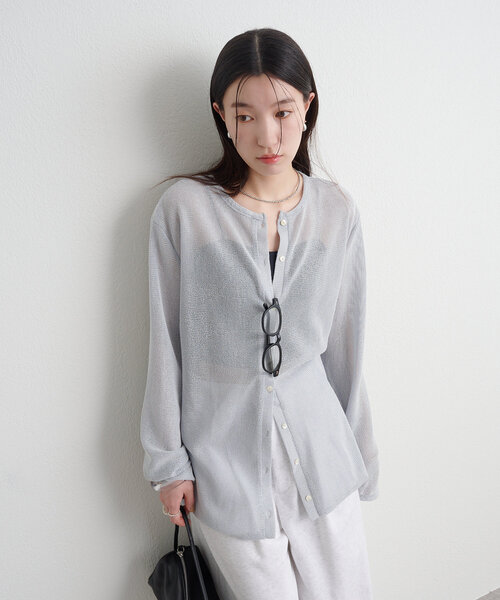 tシャツ 2WAYメッシュカーディガン レディース Omekashi tシャツ 2WAYメッシュカーディガン レディース