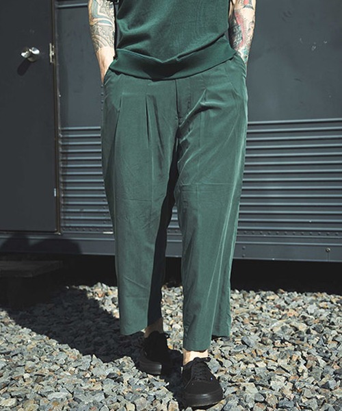 MR.OLIVE（ミスターオリーブ） パンツ T-R POWDER CLOTH - 2TACK WIDE