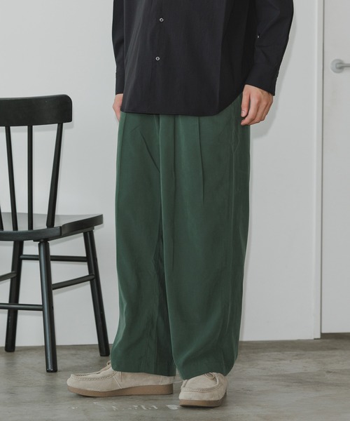 MR.OLIVE（ミスターオリーブ） パンツ T-R POWDER CLOTH - 2TACK WIDE