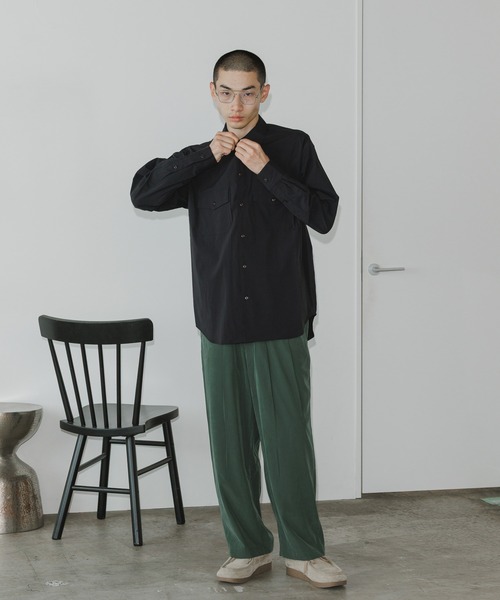 MR.OLIVE（ミスターオリーブ） パンツ T-R POWDER CLOTH - 2TACK WIDE