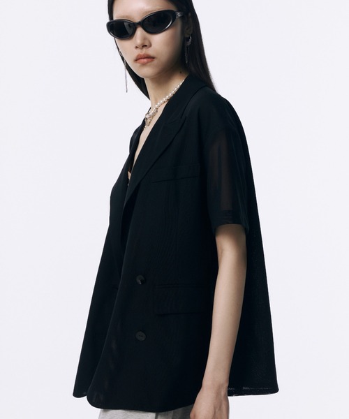 JOSE MOON（ジョゼムーン） ジャケット テーラードジャケット SHEER