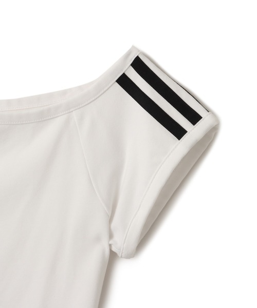 ●大人気【ADIDAS】OFFSHOULDER TEE ★送料・関税込★ adidas tシャツ OFFSHOULDER TEE / アディダス オフショルダー