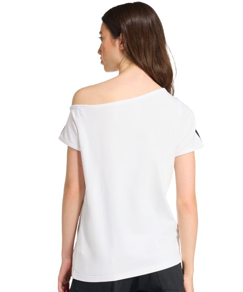 Tシャツ・カットソー ADIDAS OFFSHOULDER TEE 5FT2247 adidas OFFSHOULDER TEE / アディダス オフショルダー ティー（T