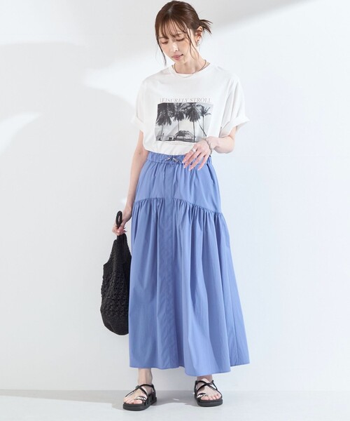 SHIPS Colors（シップスカラーズ） ロング uvカット スカート SHIPS