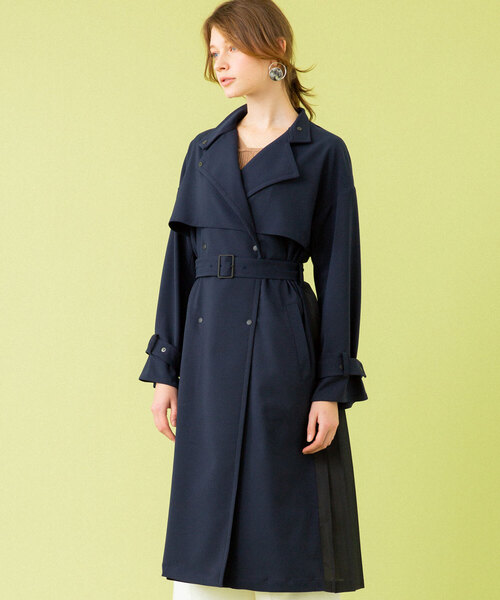 「UNITED TOKYO」 トレンチコート 1 ベージュ レディース_画像2