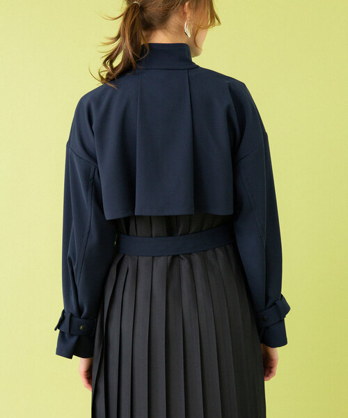 「UNITED TOKYO」 トレンチコート 1 ベージュ レディース_画像4