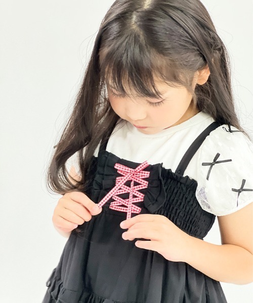 axes femme（アクシーズ ファム） ワンピース 2WAYコットン