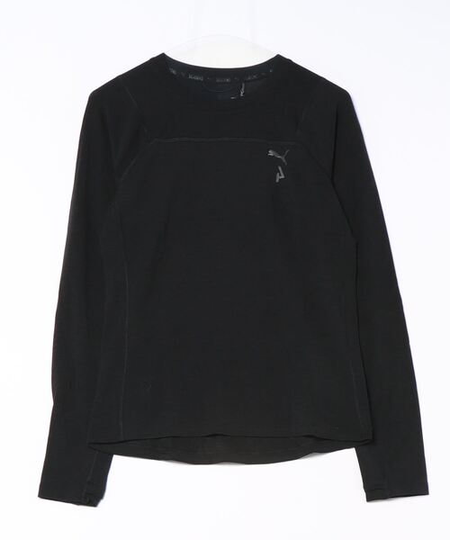 「PUMA」 長袖カットソー MEDIUM レッド レディース