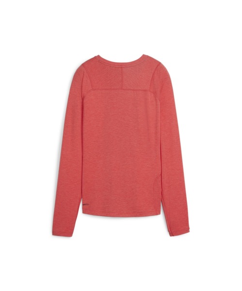 「PUMA」 長袖カットソー MEDIUM レッド レディース