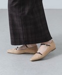 パンプス 「ふかふか・軽量」ソフトダブルストラ...の詳細画像5