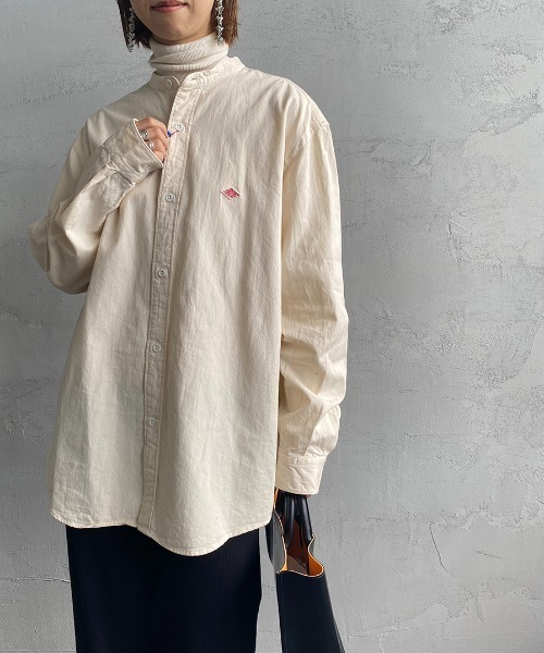 Danton 「DANTON」 長袖ブラウス 38 アイボリー レディース