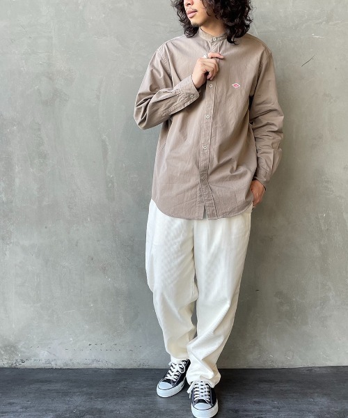ダントン　美品　ブラウス　38 Danton 「DANTON」 長袖ブラウス 38 ナチュラル レディース