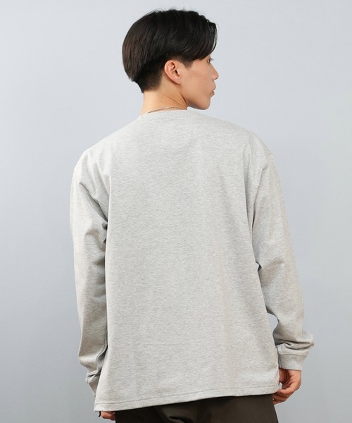 u*b様 グレー 長袖 Tシャツ コットン混紡　ロンT　テンダーロイン 6.0オンス ウルトラコットン 長袖Tシャツ（アメリカンフィット