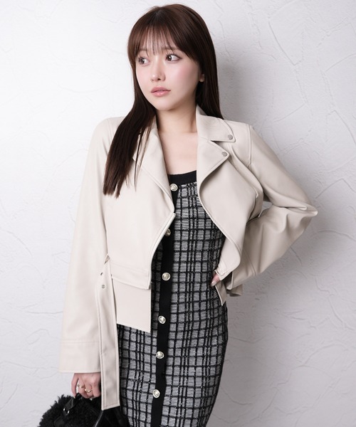 LIP SERVICE（リップサービス） レザージャケット ライダース 2way