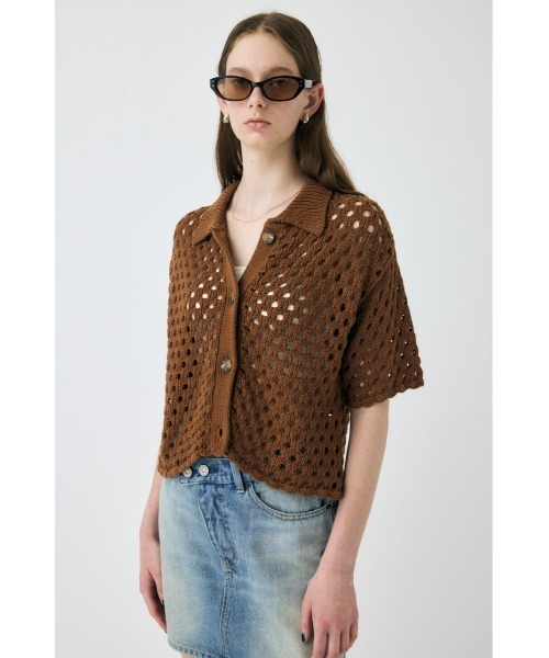 MOUSSY（マウジー） ニット セーター 「EC・一部店舗限定」CROCHET