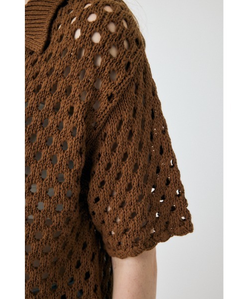 MOUSSY（マウジー） ニット セーター 「EC・一部店舗限定」CROCHET