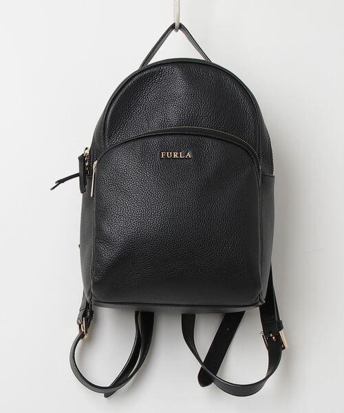 極美品　FURLA メトロポリスミニリュック　黒ブラック 良品❤FURLA【フルラ】メトロポリス ショルダーバッグ クラッチ