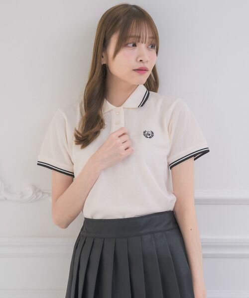 半袖 ポロTシャツ & スカート セット パンツ付 Mサイズ Emsexcite（エムズエキサイト） tシャツ 半袖 バイカラーポロTEE