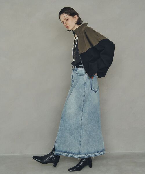 Editt by YECCA VECCA スカート ロングデニムスカート : ZOZOTOWN