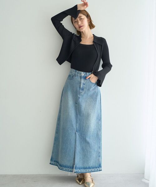 Editt by YECCA VECCA スカート ロングデニムスカート : ZOZOTOWN