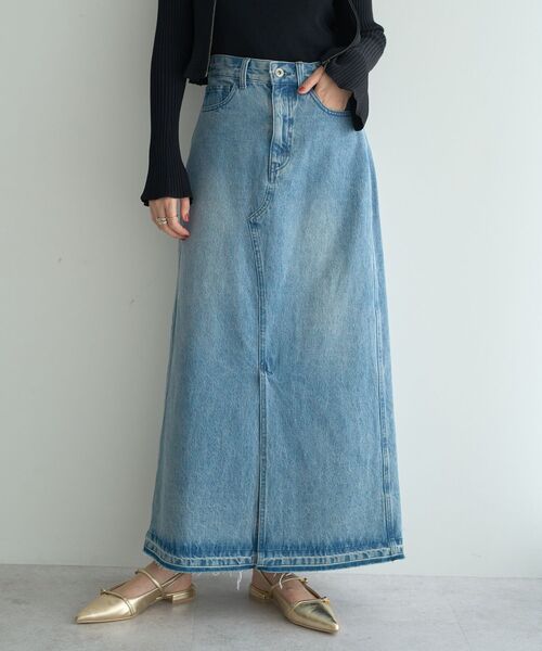 Editt by YECCA VECCA スカート ロングデニムスカート : ZOZOTOWN