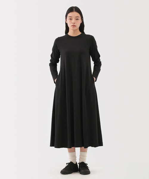 MUJI Labo ワンピース 「MUJI Labo」婦人 コットンヤク天竺ワンピース