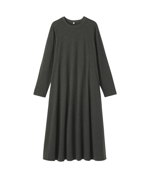 MUJI Labo ワンピース 「MUJI Labo」婦人 コットンヤク天竺ワンピース