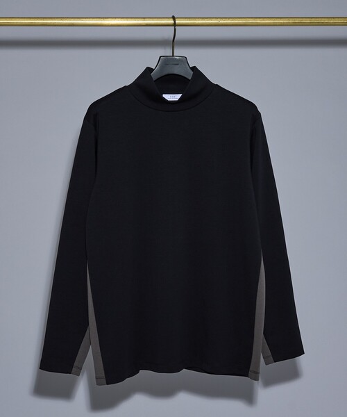 5351 POUR LES HOMMES tシャツ サイドライン ハイネック 長袖Tシャツ