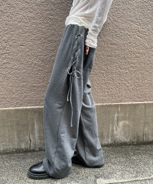 レース手縫いのジャージ　グレーと レースジャージセットアップ – NoGenki