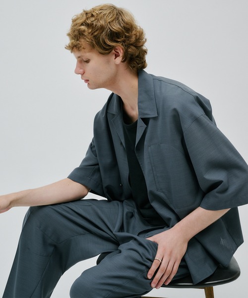 PUBLIC TOKYO（パブリックトウキョウ） 半袖シャツ 1 ブルー メンズ