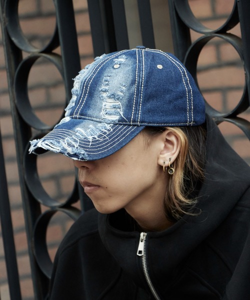Theater code キャップ 帽子 Damage Cap/ダメージキャップ メンズ