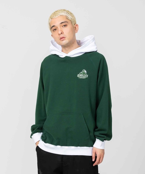 XLARGE（エクストラ ラージ） プルオーバーパーカー L グリーン メンズ