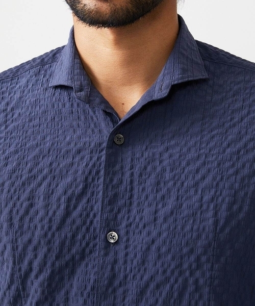 MICHEL KLEIN HOMME（ミッシェルクラン オム） tシャツ シアーサッカー