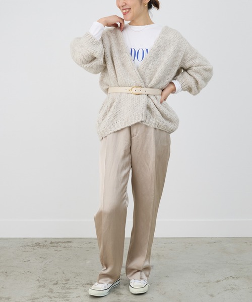 TRICOTS JEAN MARC ニットカーディガン FREE グレー レディース