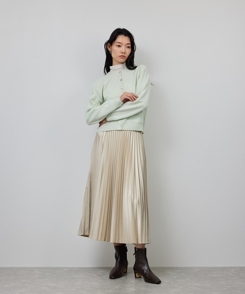 ROPE'（ロペ） スカート シャイニープリーツスカート/イージーケア