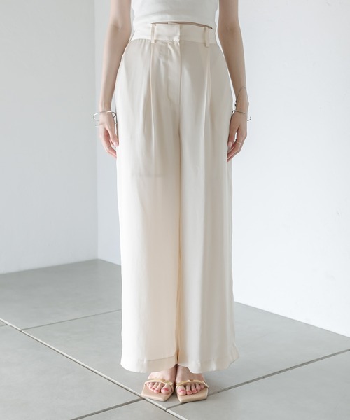 「mystic」 パンツ FREE アイボリー レディース_画像2