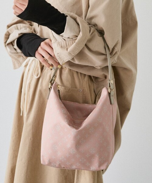 russet ラシット ショルダーバッグ  モノグラム/ナイロン    ピンク レディース / 240001184037 russet（ラシット） ショルダーバッグ バッグ スタンダードミニ