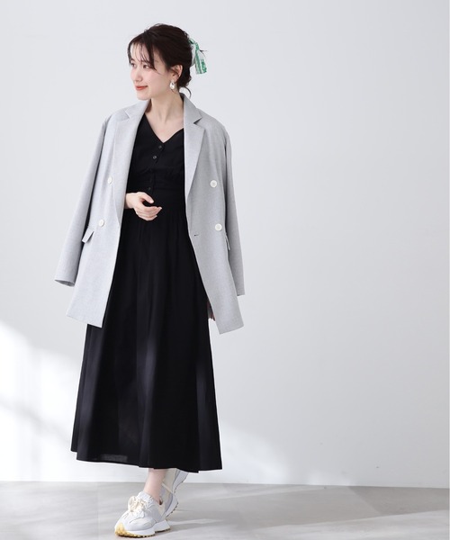 「N.（N. Natural Beauty Basic）」 ノースリーブワンピース MEDIUM グリーン レディース_画像6