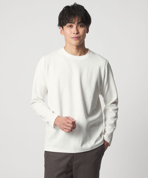 A DAY IN THE LIFE tシャツ バウンシー タイル ジャガードカットソー
