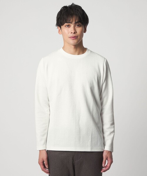 A DAY IN THE LIFE tシャツ バウンシー タイル ジャガードカットソー