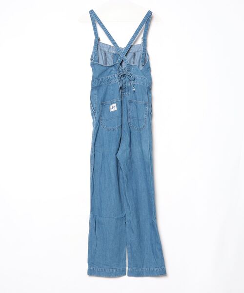 Lee（リー） ワンポイントオーバーオール M ブルー レディース