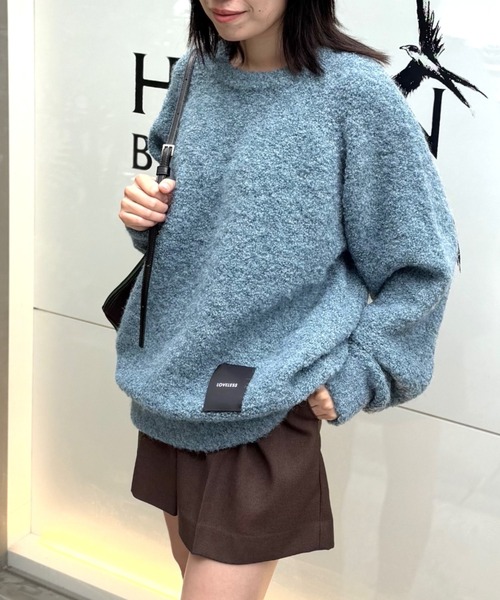 LOVELESS（ラブレス） セーター ニット 「UNISEX」ブークレカラー