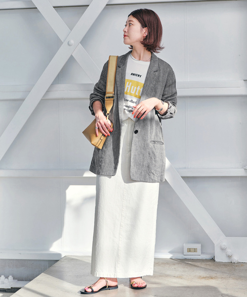 「Spick \u0026 Span」 テーラードジャケット 36 アイボリー レディースの画像