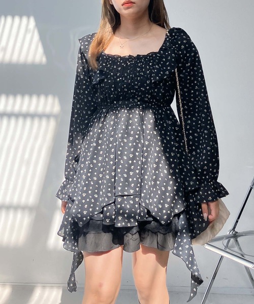 AS KNOW AS（アズノゥアズ） チュニック2WAY フリルとクラゲチュニック