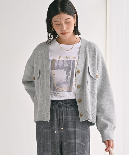 green label relaxing（グリーンレーベルリラクシング） カーディガン